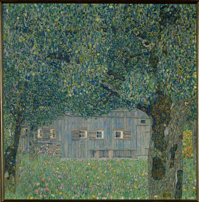 Opper-Oostenrijkse boerderij door Gustav Klimt