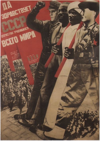 Lang leve de USSR, 1931 door Gustav Klutsis