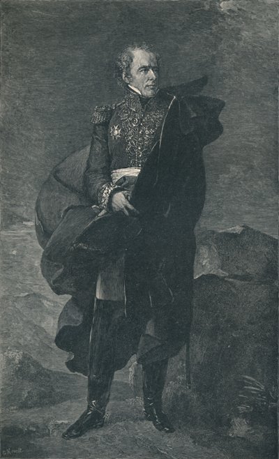 Graaf Maximilien-Sébastien Foy, 1826, 1896 door Gustav Kruell