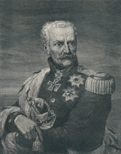 Gebhard Leberecht Von Blücher, Prins van Wahlstadt, ca. 1815-1819, 1896 door Gustav Kruell