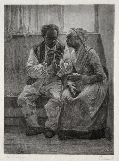Huurdag, 1887 door Gustav Kruell