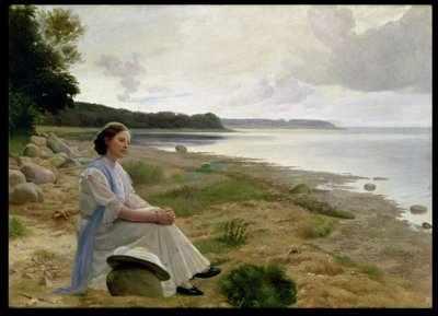 Op het strand door Gustav Vermehren