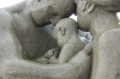 Beelden in Vigeland Beeldenpark door Gustav Vigeland