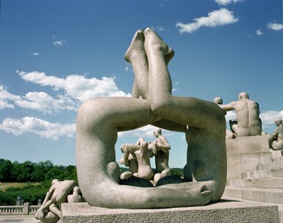 Vigeland installatie - de sculpturen door Gustav Vigeland