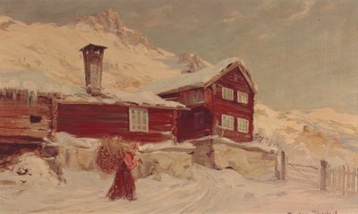 Van Sandbu Boerderij door Gustav Wentzel