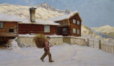 Van Sandbu Boerderij door Gustav Wentzel