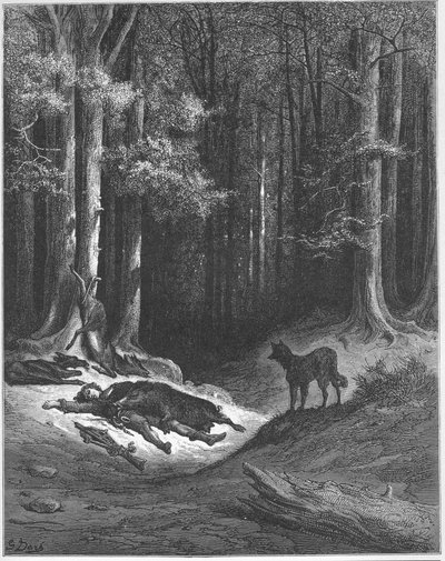 De wolf en de jager - uit 