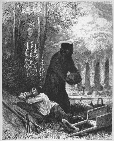 De beer en de tuinman - uit 