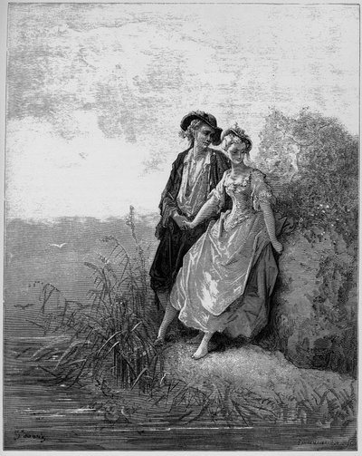 Tircis en Amarante - (De herder en herderin) - uit 