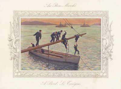Aan boord van de Tangon door Gustave Bourgain