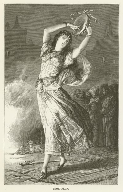 Esmeralda door Gustave Brion