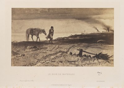 Gustave Brion - De avond van Waterloo door Gustave Brion