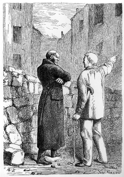 Jean Valjean Neemt Wraak, illustratie uit 