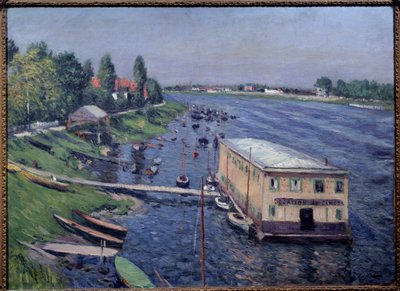 Bootgarage in Argenteuil (schilderij door Gustave Caillebotte) door Gustave Caillebotte