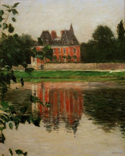 Kasteel aan de Seine, Argenteuil door Gustave Caillebotte