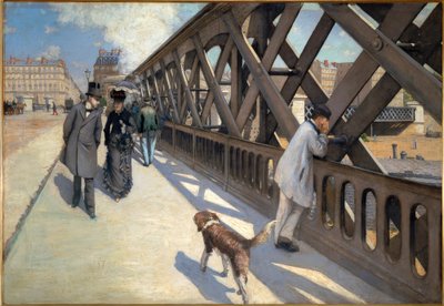 De Brug van Europa door Gustave Caillebotte