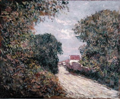 Pad aan de rand door Gustave Caillebotte