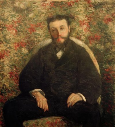 Portret van A. Cassabois door Gustave Caillebotte