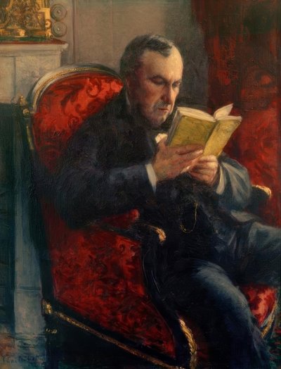 Portret van Eugène Daufresne door Gustave Caillebotte