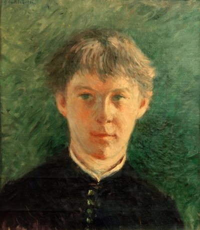 Portret van een scholier door Gustave Caillebotte