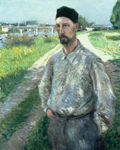 Portret van Eugene Lamy door Gustave Caillebotte