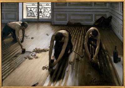 De vloerschrapers door Gustave Caillebotte