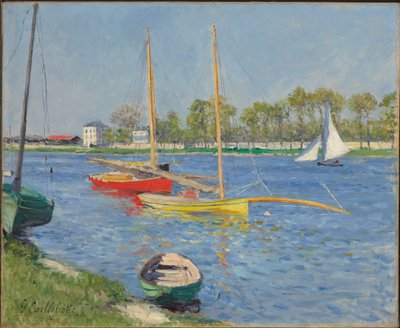 De Seine bij Argenteuil, 1882 door Gustave Caillebotte