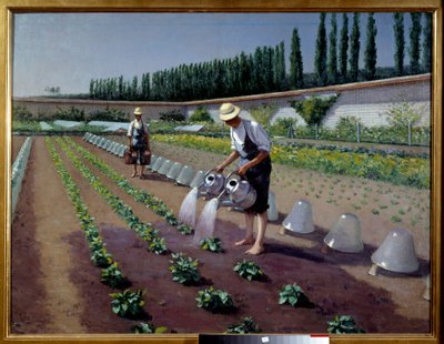 De tuiniers door Gustave Caillebotte
