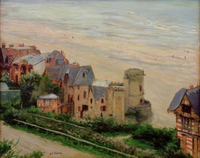 Trouville, het strand en de villa