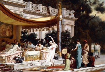 Aangename uren in het huis Lucullus, 1977 door Gustave Clarence Rodolphe Boulanger