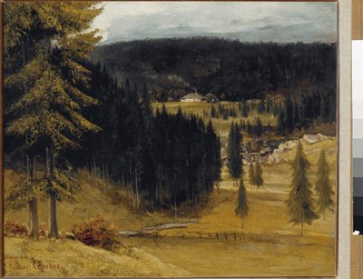 De boerderij van Pussets door Gustave Courbet