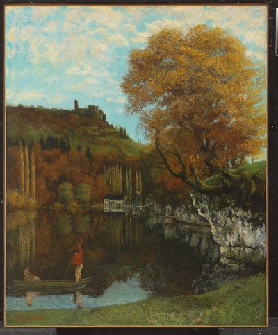 De Spiegel van Scey-en-Varais, 1864-68 door Gustave Courbet