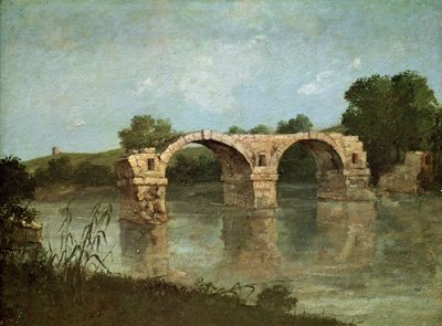 De brug van Ambrussum door Gustave Courbet