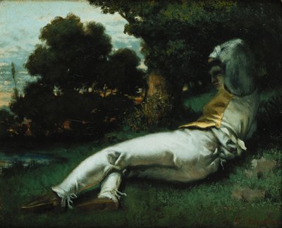 Middagdutje; La Sieste, ca. 1841-42 door Gustave Courbet
