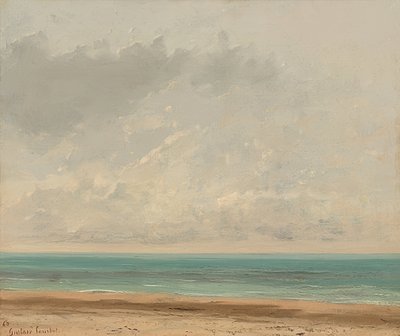 Rustige Zee door Gustave Courbet