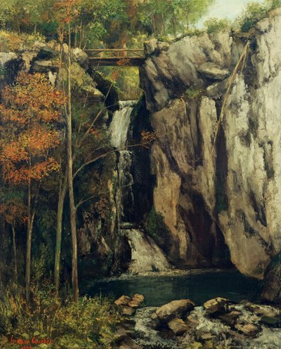 De Kloof bij Conches door Gustave Courbet