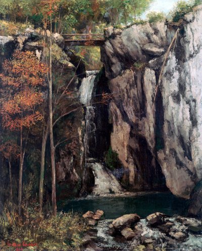 De kloof bij Conches, 1864 door Gustave Courbet