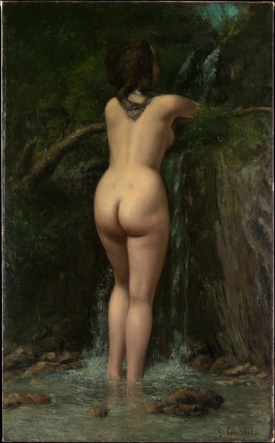 De bron door Gustave Courbet