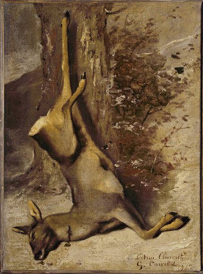 Het hert door Gustave Courbet