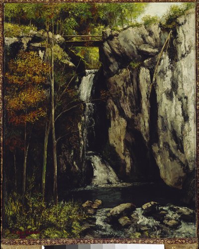 De val van Gour de Conche, Myon door Gustave Courbet