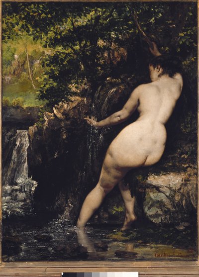 De bron door Gustave Courbet
