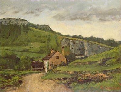 Onbekend schilderij door Gustave Courbet