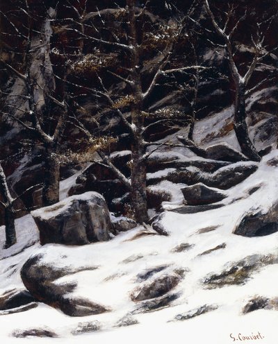 Winter door Gustave Courbet