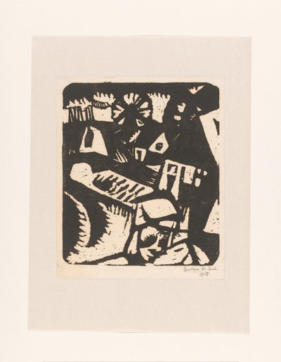 Landschap door Gustave De Smet (signed by artist)