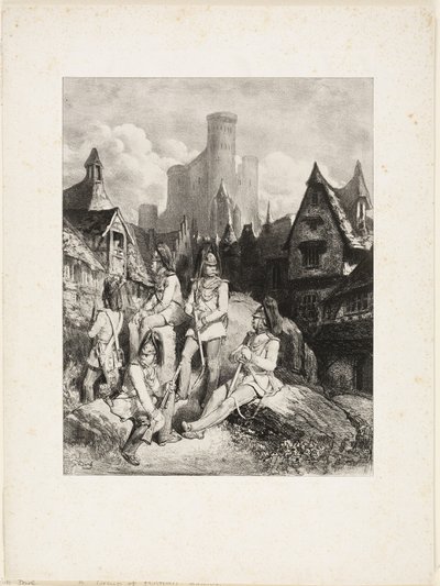 Een Groep Oostenrijkse Wachten door Gustave Dore