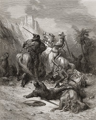 Een heldin Florine van Bourgondië, illustratie uit 