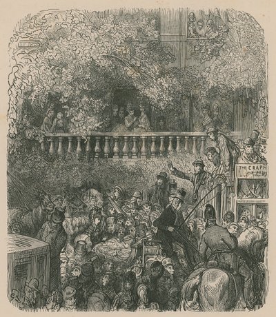 Een scène uit het Londense leven door Gustave Dore
