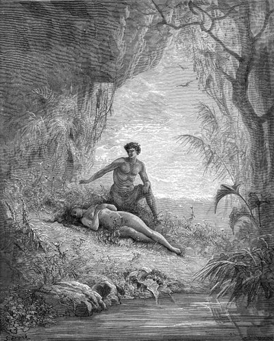 Adam en Eva - Bijbel door Gustave Dore