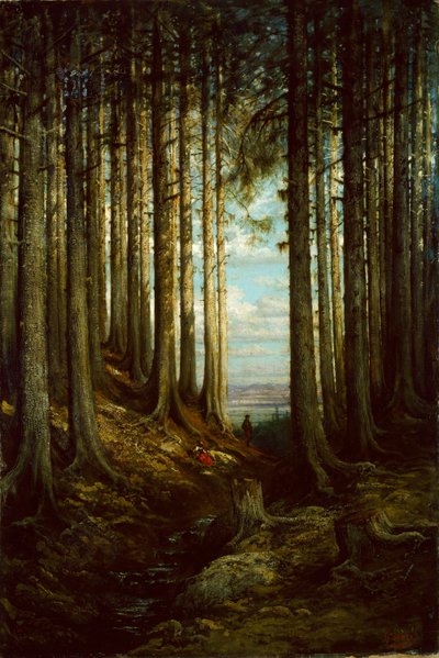 Alpien landschap door Gustave Dore
