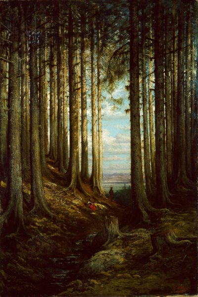 Alpien landschap door Gustave Dore